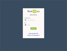 Tablet Screenshot of admin.realhit.cz